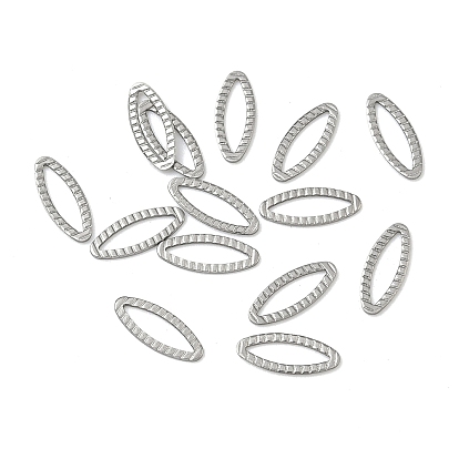 304 нержавеющей стали связывающий кольца, текстурированный конский глаз, не тускнеет