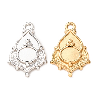 Pendentifs en acier inoxydable, charmes de gourde, plaqué longue durée