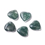 Perles d'agate mousse imitation verre, pas de trous / non percés, cœur