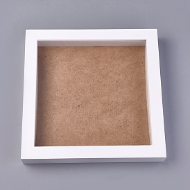 Wood Picture Frame, with Organic Glass, for Wall Hanging and Tabletop Display, Rectangle
