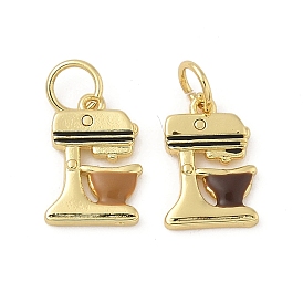 Латунь эмаль прелести, миксер очарование, с целью перехода в кольце, без свинца и без кадмия, долговечный, стойки покрытие, реальный 18 k позолоченный