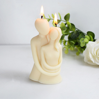 Scented Candle Molds, Lover Human Silicone Molds, for Valentine's Day