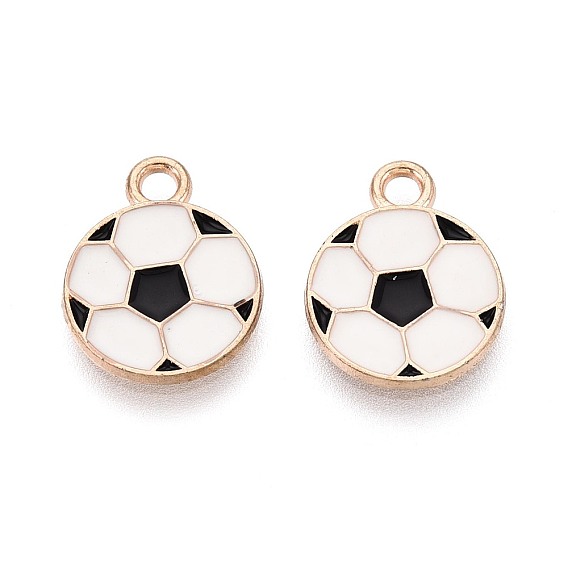 Подвески из сплава и эмали, прелести футбола, золотые