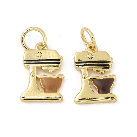 Латунь эмаль прелести, миксер очарование, с целью перехода в кольце, без свинца и без кадмия, долговечный, стойки покрытие, реальный 18 k позолоченный