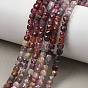 Brins de perles de spinelle multicolores naturelles, facette, cube