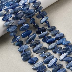 Натуральный кианитовые бисер пряди, самородки, с бисером, класс А