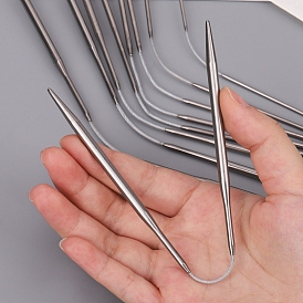 Stainless Steel Circular Knitting Needles with Magic Loop