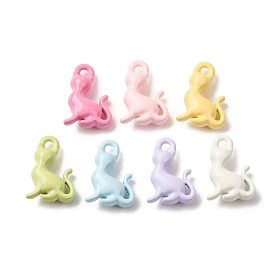 Подвески из сплава краски для выпечки, подвески в форме кошки