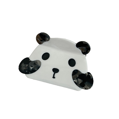 Заколки для волос с когтями из ацетата целлюлозы (смола), панда, аксессуары для волос для женщин и девочек