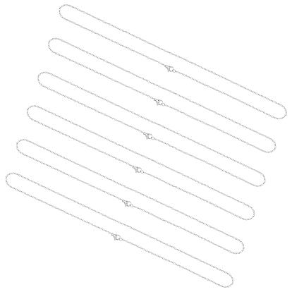 Вакуумное покрытие pvd 304 ожерелья из нержавеющей стали с цепочкой, с карабин-лобстерами 