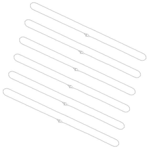 Вакуумное покрытие pvd 304 ожерелья из нержавеющей стали с цепочкой, с карабин-лобстерами 