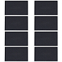 8 Bolsas rectangulares de nailon sin cierre de velcro