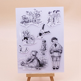 Children Clear Silicone Stamps, for DIY Scrapbooking, Photo Album Decorative, Cards Making, Stamp Sheets