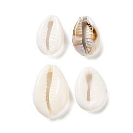 Ocean Theme Opaque Acrylic Pendants, Cowrie Shell Shape