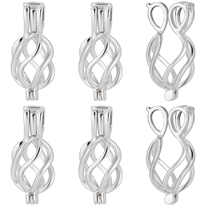 10шт. полые латунные медальоны-подвески, прелести клетки