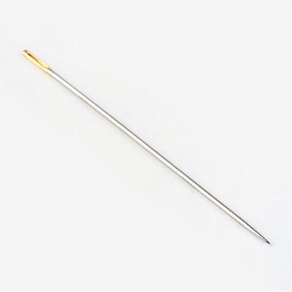 Iron Needles, with Sewing Needle Devices Threader, 51~75x0.8~1mm