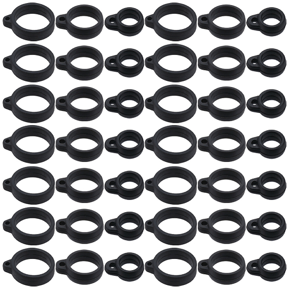 66шт 3 стиль силиконовый кулон, для изготовления электронных стилусов и зажигалок, кольцо