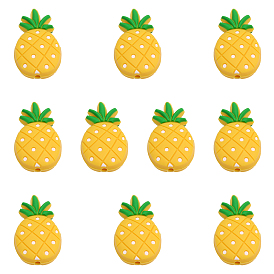 10экологически чистые силиконовые шарики для пищевых продуктов, ананас