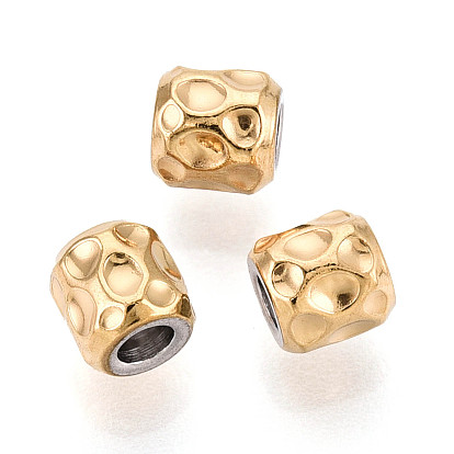 304 из нержавеющей стали бусы, колонка, ионное покрытие (ip), без кадмия, без никеля и без свинца