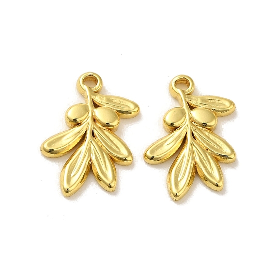 304 подвески из нержавеющей стали, лиственные ветки прелести