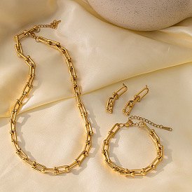 304 U-образные серьги-гвоздики из нержавеющей стали