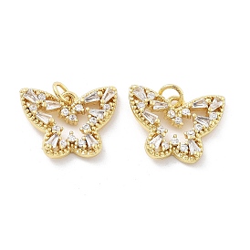 Латунные микро проложить кубического циркония подвески, бабочки прелести, с целью перехода в кольце, без кадмия и без свинца, стойки покрытие, долговечный