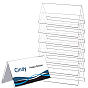 Acrylic Table Number Sign Tent Holder, Desk Name Plate Display for Business Conference