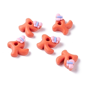 Cabuchones de resina, forma de mariposa y r