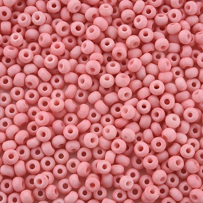 6/0 Glass Seed Beads, Macaron Color, Round Hole, Round