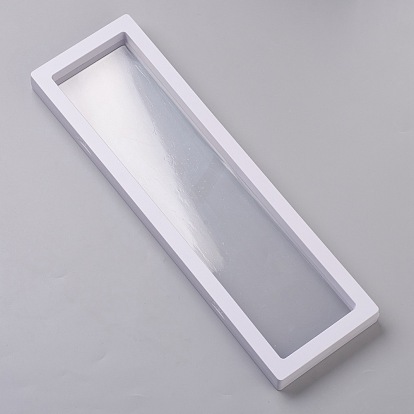 Rectangular Transparent 3D Floating Frame Display, for Ring Necklace Bracelet Earring, Coin Display Stands, Aa Medallions