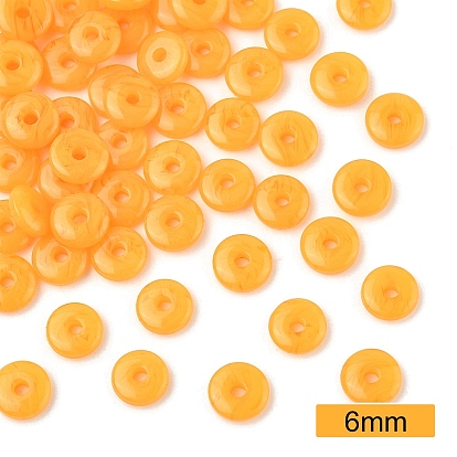 50 бусины из смолы, имитация пчелиного воска, плоско-круглые