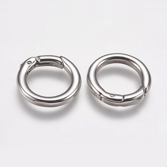 304 Stainless Steel Spring Gate Rings, O Rings