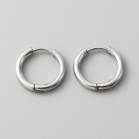 Серьги-кольца Huggie Hoop из нержавеющей стали с 316 булавками из нержавеющей стали для женщин