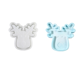 Cup Mat Silicone Molds, Resin Casting Coaster Molds, For UV Resin, Epoxy Resin Craft Making, Deer