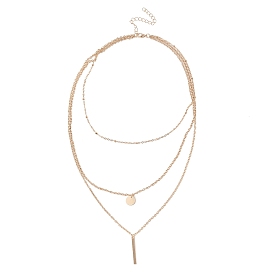 Многослойные ожерелья из сплава для женщин