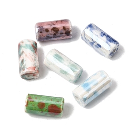 Фарфоровые бусины ручной работы, пастельный фарфор, колонка