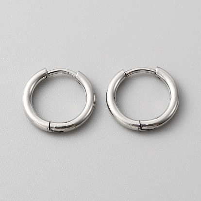 Серьги-кольца Huggie Hoop из нержавеющей стали с 316 булавками из нержавеющей стали для женщин