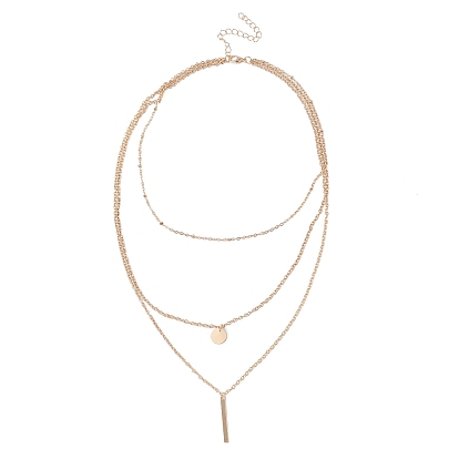 Многослойные ожерелья из сплава для женщин