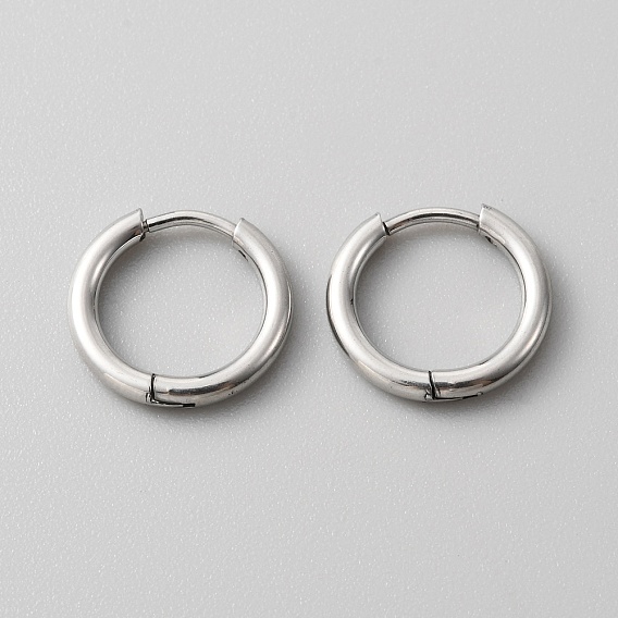Серьги-кольца Huggie Hoop из нержавеющей стали с 316 булавками из нержавеющей стали для женщин