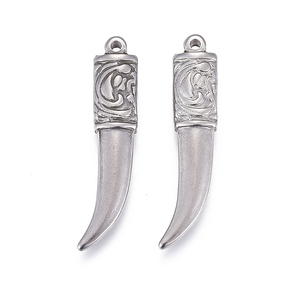 304 подвески из нержавеющей стали, ножны / форма клыка
