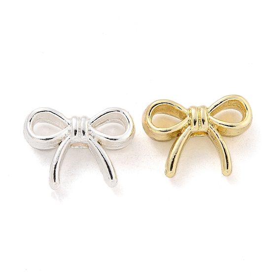 Crémaillère perles en alliage placage, bowknot
