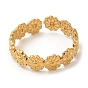 304 anneaux de manchette ouverts fleur en acier inoxydable