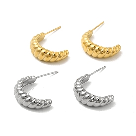 304 Stainless Steel Stud Earing, Crescent Moon