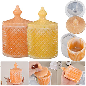 Column DIY Silicone Storage Molds, Resin Casting Molds, for UV Resin, Epoxy Resin Jewelry Making