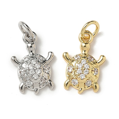 Латунные микро проложить кубического циркония прелести, черепаховые чары, с целью перехода в кольце, стойки покрытие, долговечный, без кадмия и без свинца