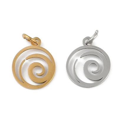 304 прелести нержавеющей стали, с целью перехода в кольце, лазерная резка, плоский круглый с подвесками Vortex