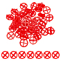 1500Pcs Removable Cross Tile Spacers