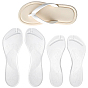 4 пар 2 стилей силиконовых самоклеящихся накладок на пятки, полуботинки