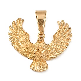 304 подвески из нержавеющей стали, очарование орла, ионное покрытие (ip)