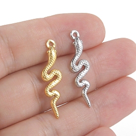 Stainless Steel Pendants, Snake Charm